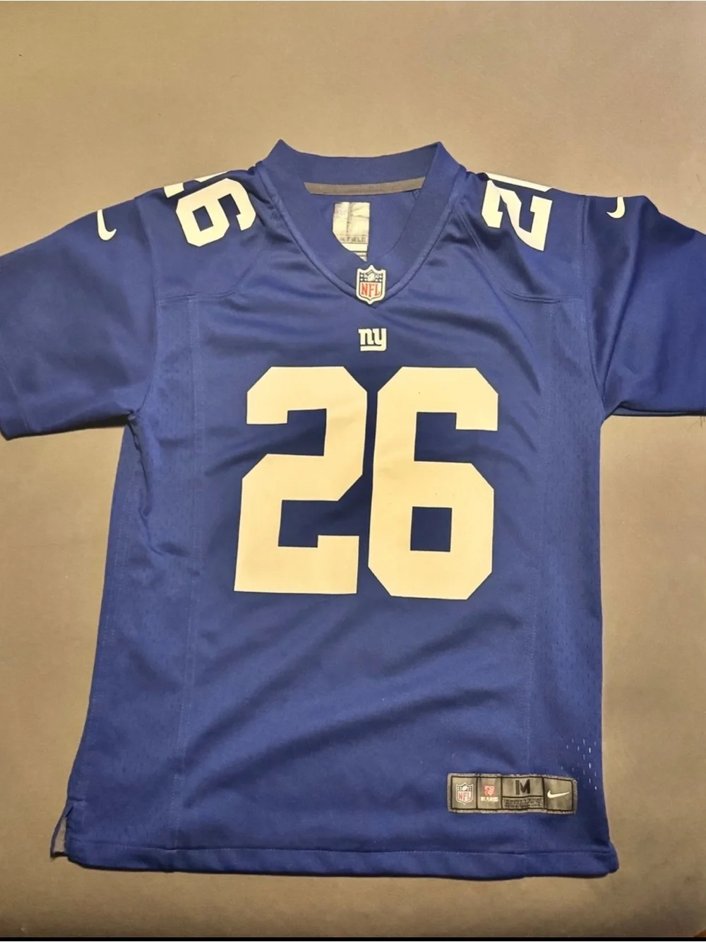 Nike Medium Kids Saquon Barkley Giants  Jersey